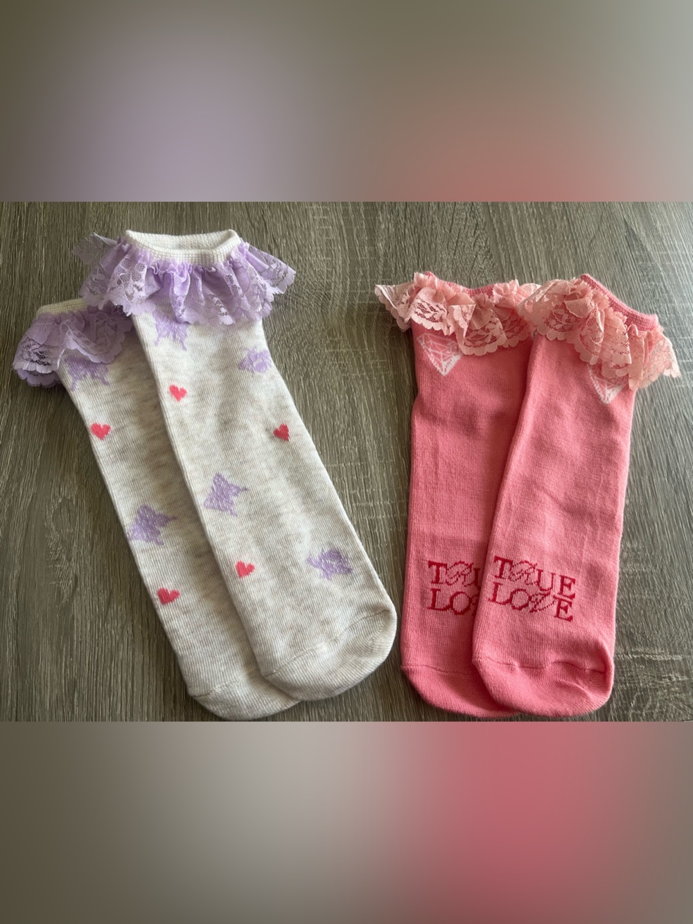 New Lace Anklet Socks 2 Pairs Bridgerton